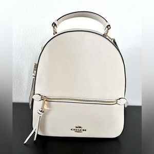 Coach Jordyn Pebble Leather Backpack
